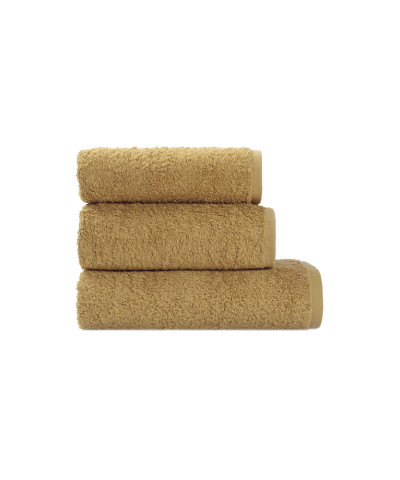 Рушник Iris Home Готель - Гірчичний golden olive 50*90 500 г/м²