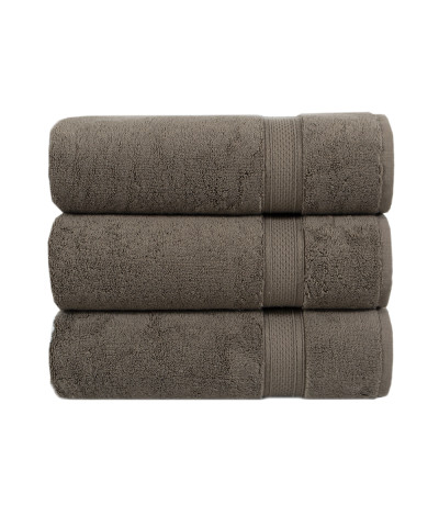 Рушник махровий Lotus Home - Grand soft twist brown коричневий 50*90