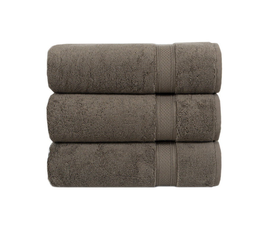 Рушник махровий Lotus Home - Grand soft twist brown коричневий 50*90