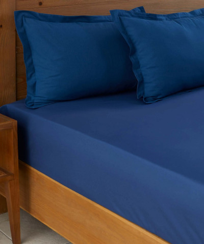 Простирадло Nautica Home - Lacivert синій 180*240