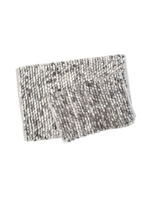 Набір килимків Irya - Ottova dark-grey темно-сірий 60*90+40*60