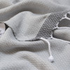 Рушник Barine Pestemal - Basak 95*165 Light Grey-Grey сірий
