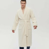 Халат unisex Lotus Home - Bold New Microcotton off white махровий XL