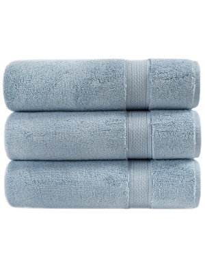 Рушник махровий Lotus Home - Grand soft twist blue блакитний  50*90