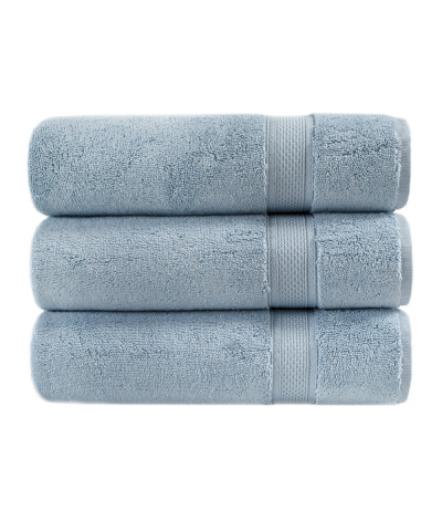 Рушник махровий Lotus Home - Grand soft twist blue блакитний  50*90