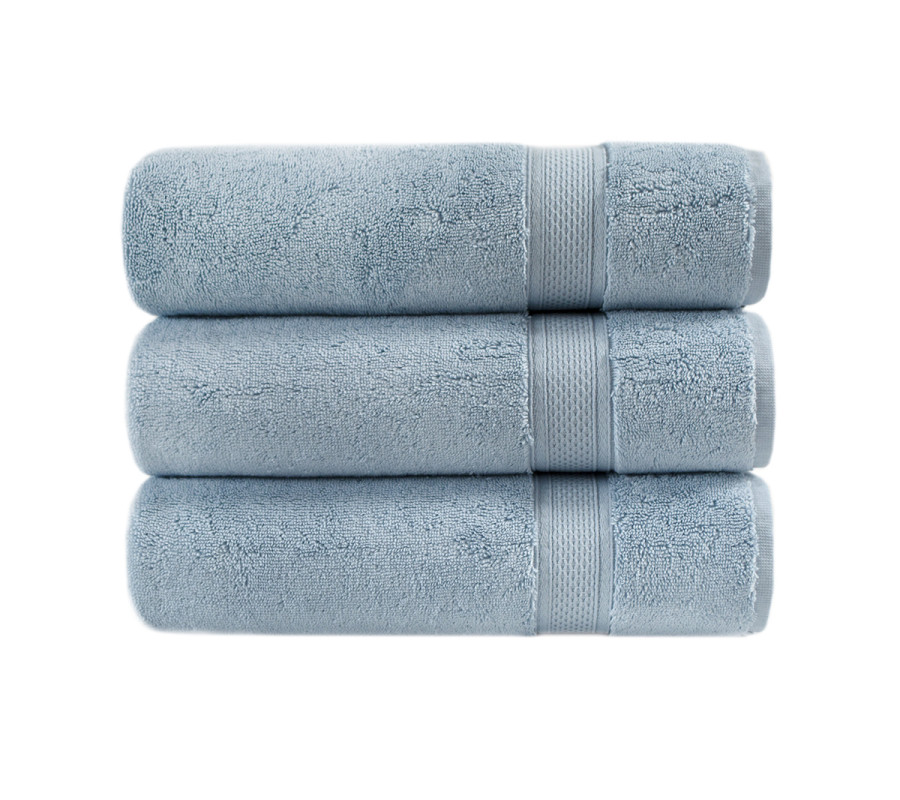 Рушник махровий Lotus Home - Grand soft twist blue блакитний  50*90