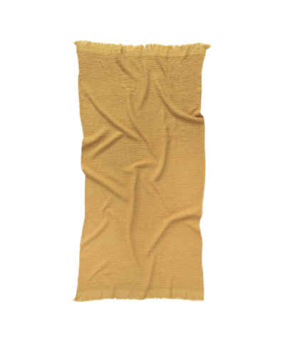 Рушник Lotus Home - Rius mustard гірчичний 90*170