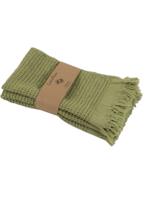 Набір рушників Lotus Home - Rius olive оливковий 30*50 (3 од.)
