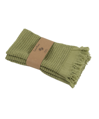 Набір рушників Lotus Home - Rius olive оливковий 30*50 (3 од.)