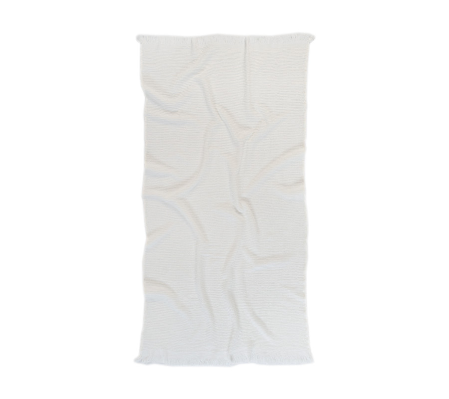 Рушник Lotus Home - Rius off white молочний 90*170