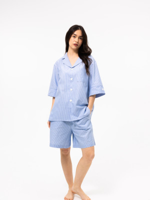 Піжама unisex Lotus Home - City Shorts блакитний XS