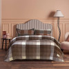 Покривало Lotus Home - Lucca muslin коричневий 200*240