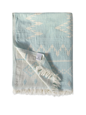 Покривало Barine - Kilim Throw Mint 130*170 ментоловий