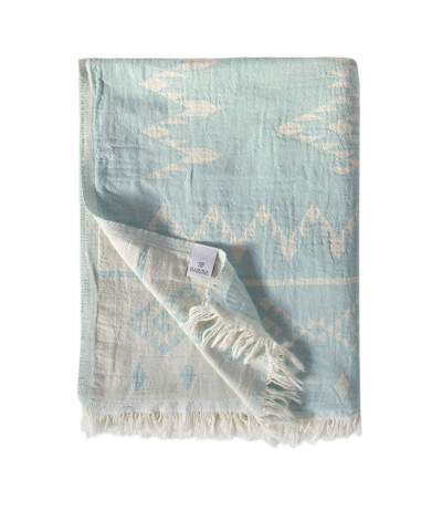 Покривало Barine - Kilim Throw Mint 130*170 ментоловий
