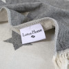 Плед Lotus Home - Star throw чорний 130*170