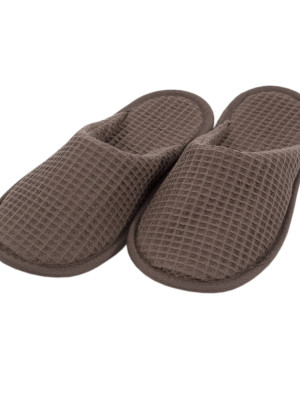 Капці Lotus Home - Waffle brown коричневий