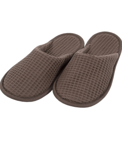 Капці Lotus Home - Waffle brown коричневий