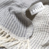 Покривало Lotus Home - Premium Stripe антрацит 190*225