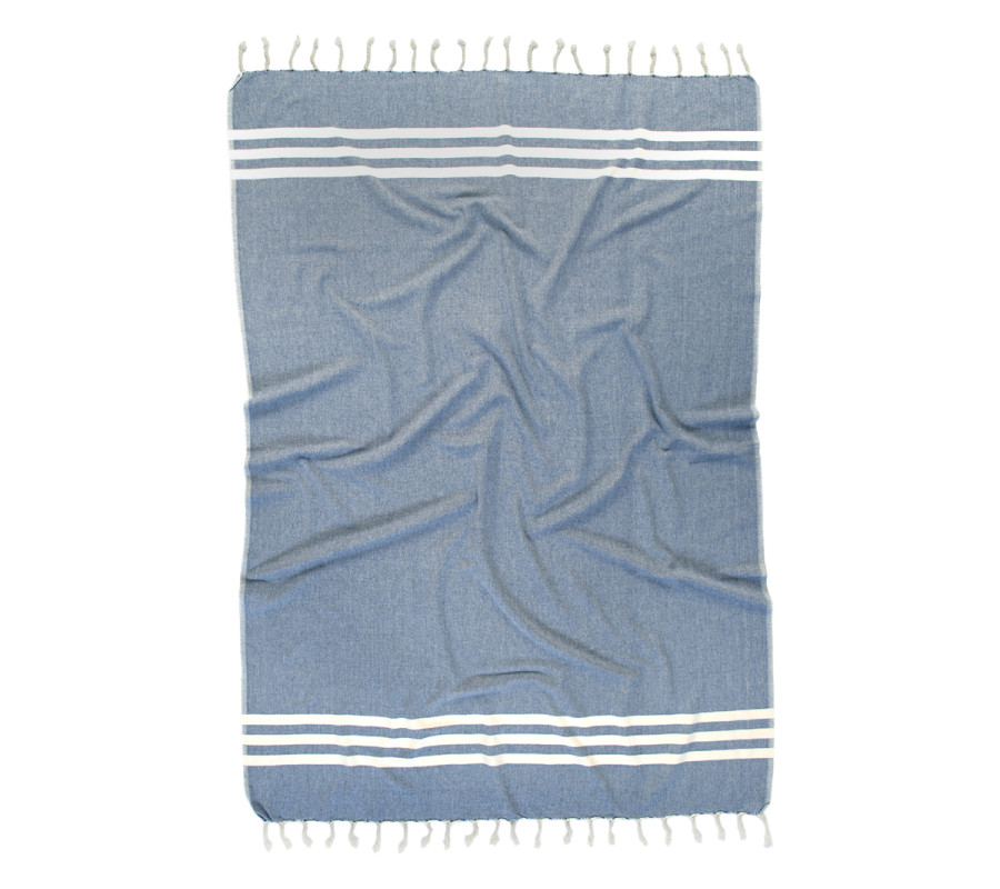 Плед-накидка Barine - Ege Denim синій 120*165