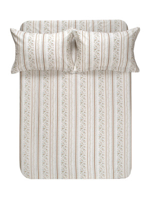 Простирадло на резинці з наволочками Lotus Home - Agrina 180*200*25+50*70 (2)