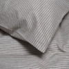 Постільна білизна Lotus Home - Premium Percale Stripe коричневий сімейний