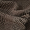 Рушник Lotus Home - Rius dark brown темно-коричневий 90*170