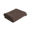 Рушник Lotus Home - Rius dark brown темно-коричневий 90*170