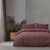 Постільна білизна Lotus Home Washed cotton - Kansas бургунді євро Постільна білизна Lotus Home Washed cotton - Kansas бургунді євро