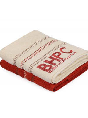 Набір рушників Beverly Hills Polo Club - 355BHP1267 Botanik Brick Red, Cream 50*90