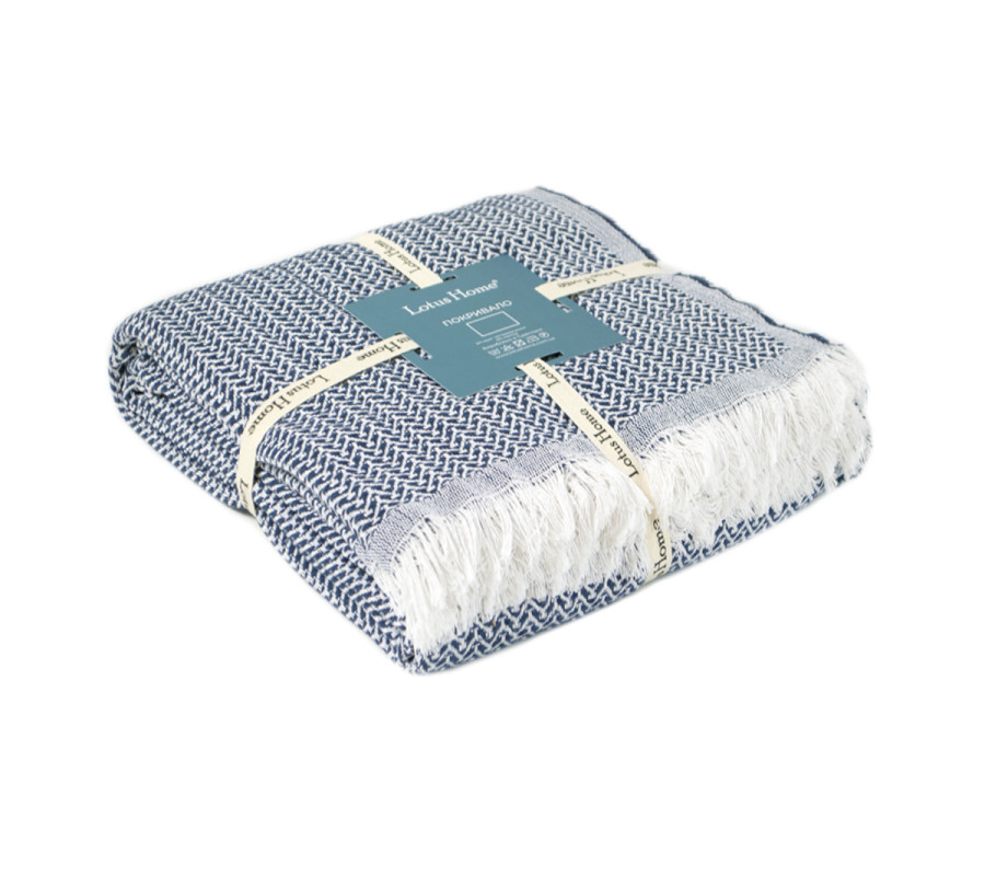 Покривало Lotus Home - Retimna lacivert синій 220*240