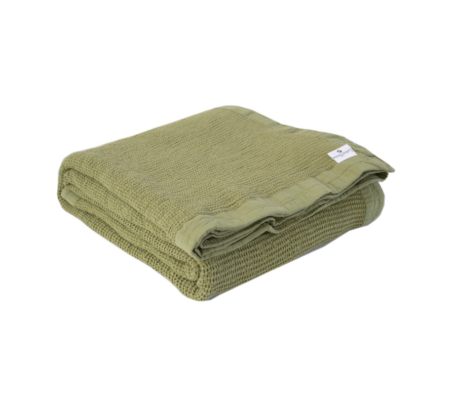 Покривало Lotus Home - Rius olive оливковий 240*260