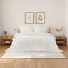 Постільна білизна Lotus Home Washed cotton - Kansas fly молочний євро