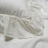 Постільна білизна Lotus Home Washed cotton - Kansas fly молочний євро