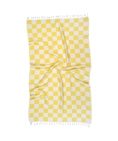 Рушник Lotus Home Pestemal - Otranto 90*180 yellow жовтий