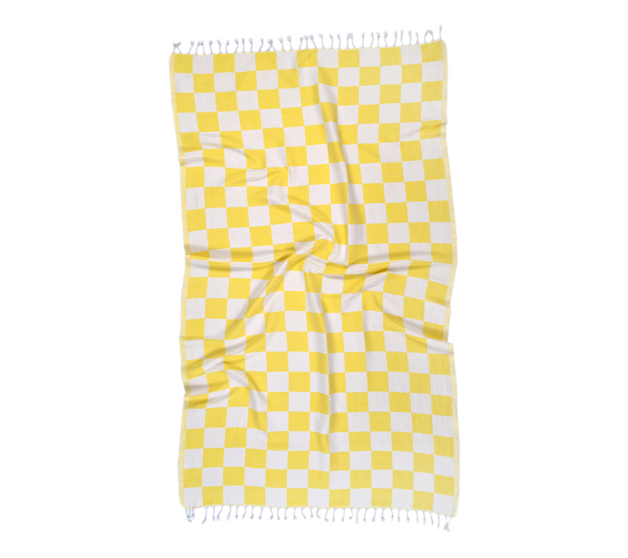 Рушник Lotus Home Pestemal - Otranto 90*180 yellow жовтий Рушник Lotus Home Pestemal - Otranto 90*180 yellow жовтий