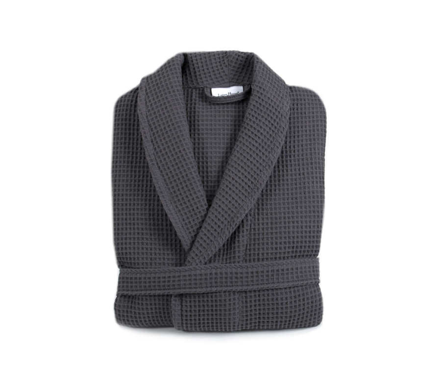 Халат Lotus Home - Waffle antrasit XL