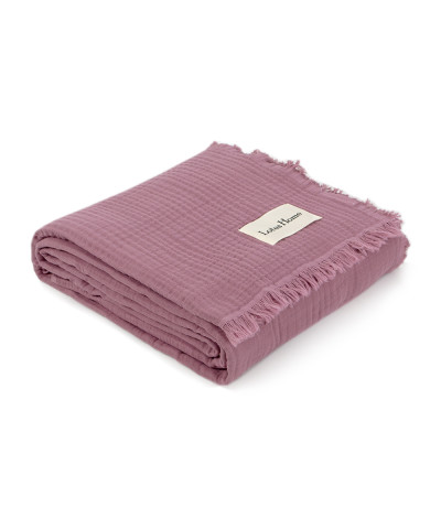 Покривало Lotus Home - Napa muslin lilac 200*220