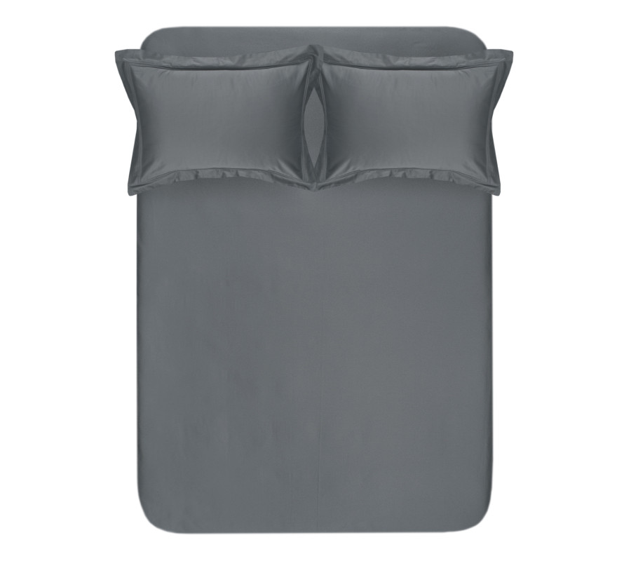 Простирадло на резинці з наволочками 300ТС Lotus Home - Carolina антрацит 180*200+50*70 (2) Простирадло на резинці з наволочками 300ТС Lotus Home - Carolina антрацит 180*200+50*70 (2)
