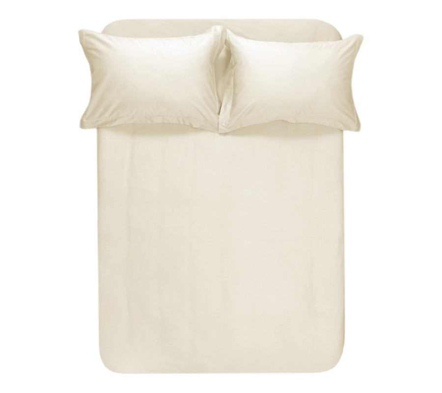Простирадло з наволочками сатин Lotus Home - Dakota Modern масляний 240*260+50*70 (2)