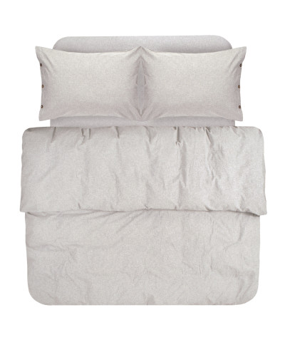 Постільна білизна Lotus Home Washed cotton - Solid kahve-bej сімейний