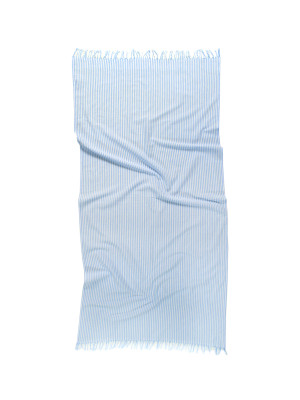Рушник Lotus Home Pestemal - Argosa stripe 85*175 light-blue блакитний