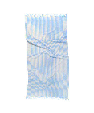 Рушник Lotus Home Pestemal - Argosa stripe 85*175 light-blue блакитний
