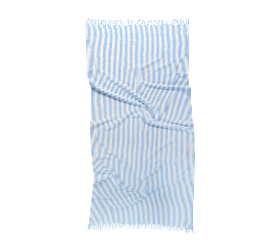 Рушник Lotus Home Pestemal - Argosa stripe 85*175 light-blue блакитний