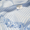 Рушник Lotus Home Pestemal - Argosa stripe 85*175 light-blue блакитний