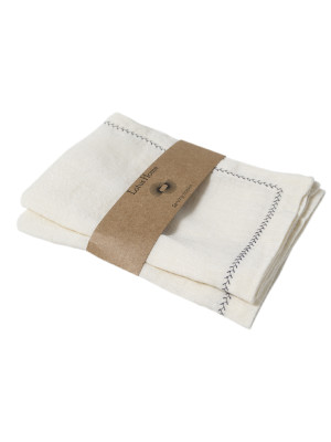 Набір столових серветок з льону Lotus Home - Benna off white 35*50 (2 од)