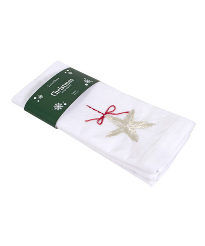 Набір столових серветок Lotus Home - Christmas Star 48*48 (2 од)