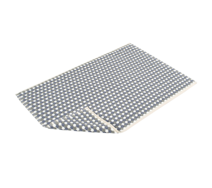Рушник для ніг Lotus Home - Ruta grey сiрий 50*80