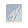 Покривало Lotus Home - Premium Stripe синій 190*225