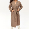 Халат Lotus Home - Waffle kahve S