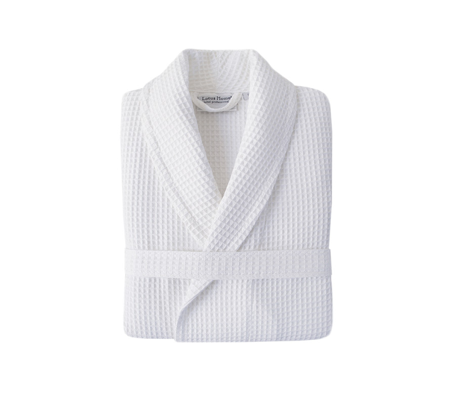 Халат Lotus Home - Waffle white 3XL